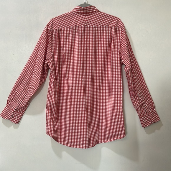 SOUTHERN TIDE MENS BOTTOW DOWN COLLAR T-SHIRT LONG SLEEVE RED CLASSIC FIT Sz M - Picture 3 of 13